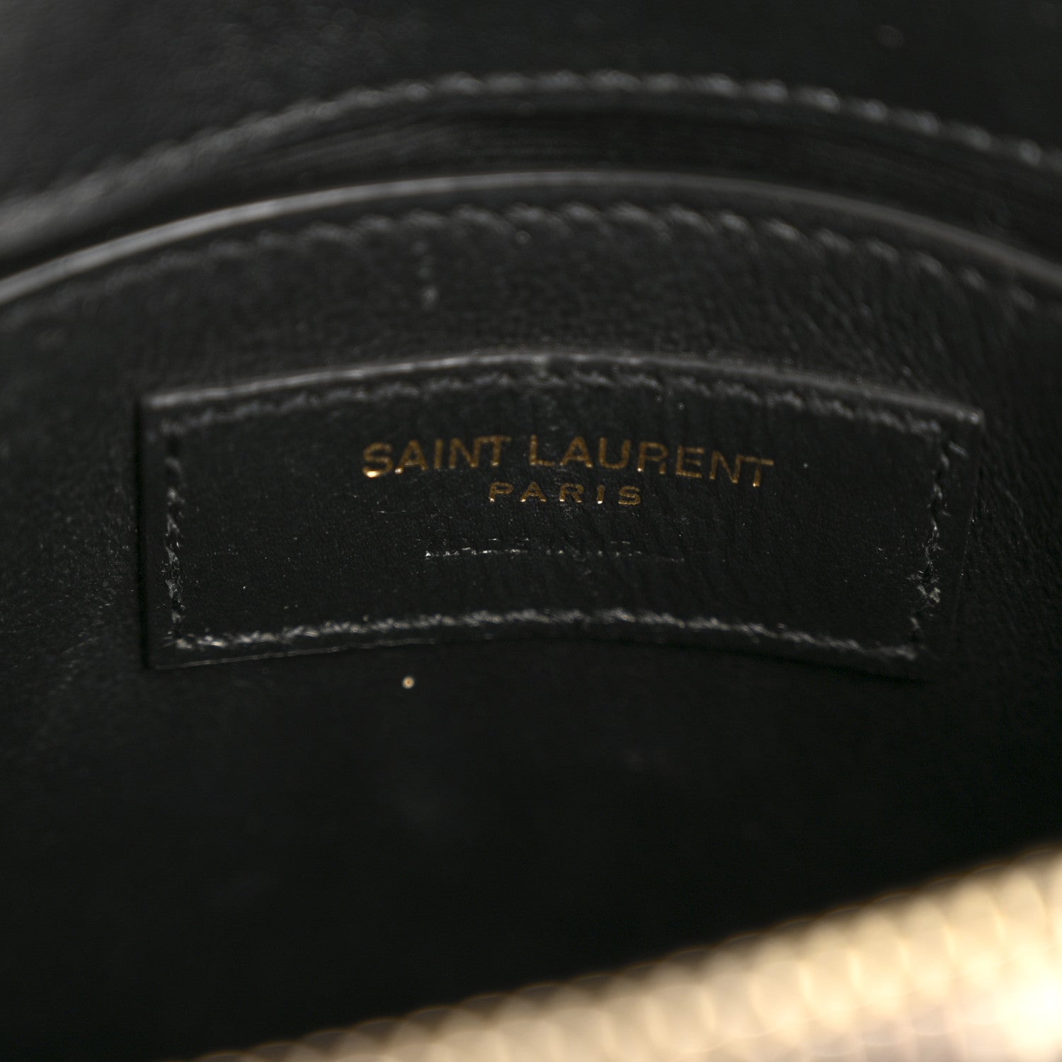 Saint Laurent Calfskin Y Quilted Monogram Small Loulou Chain Satchel Black 6 of 11