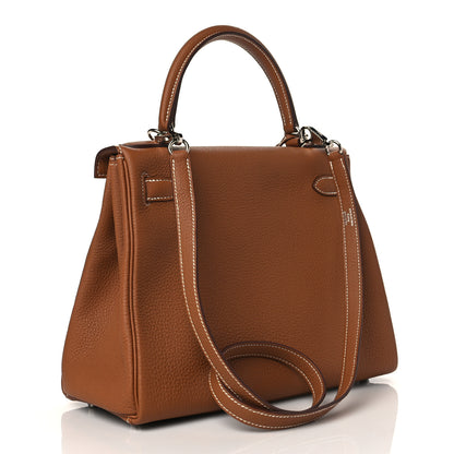 Hermes Togo Kelly Retourne 28 Gold 3 of 10