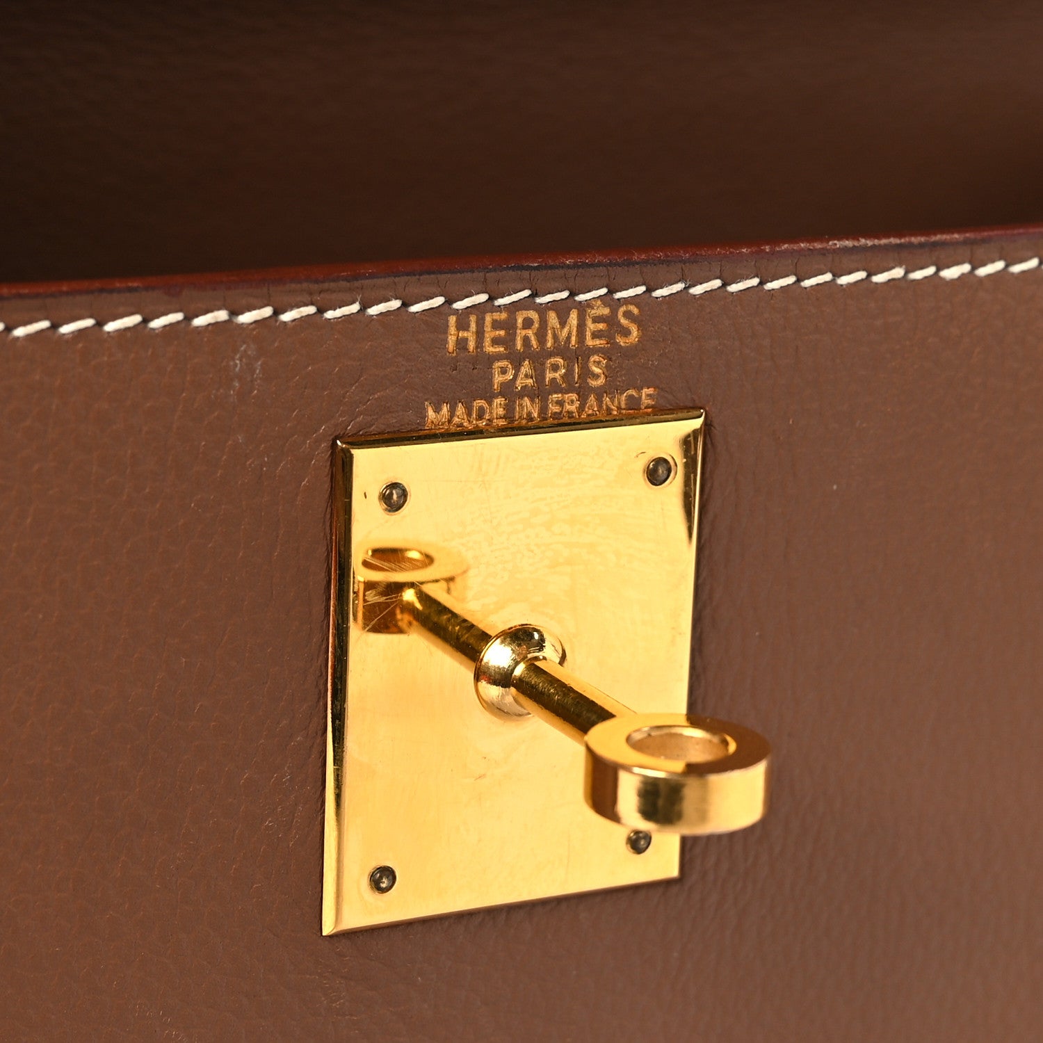 Hermes Evergrain Kelly Sellier 28 Gold 6 of 18