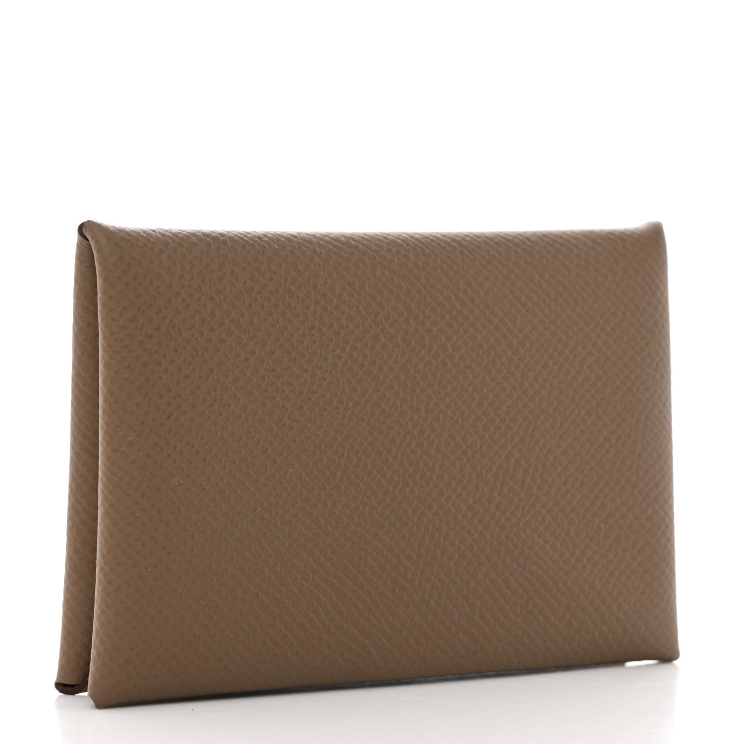 Hermes Epsom Calvi Card Case Etoupe 3 of 9