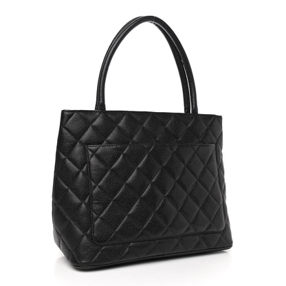 Chanel Caviar Quilted Medallion Tote Black 2 of 4