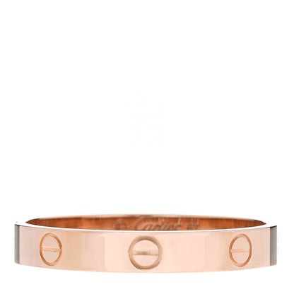 Cartier 18K Pink Gold 3.5mm LOVE Wedding Band Ring 67 12 1 of 4
