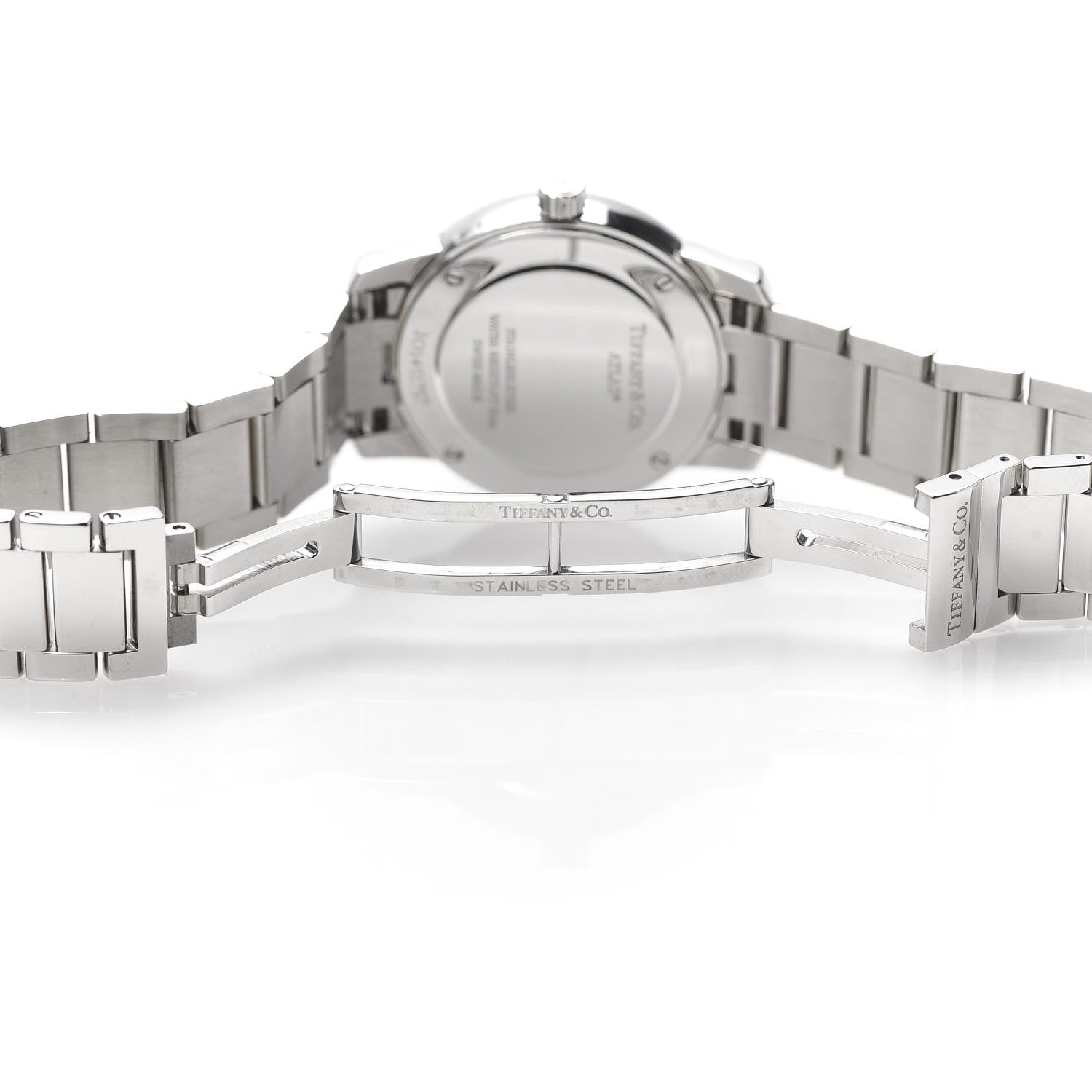 Tiffany Stainless Steel 29mm Atlas 2-Hand Quartz Watch Black 6 of 7