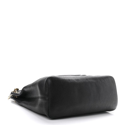 Gucci Pebbled Calfskin Large Soho Hobo Black 4 of 22