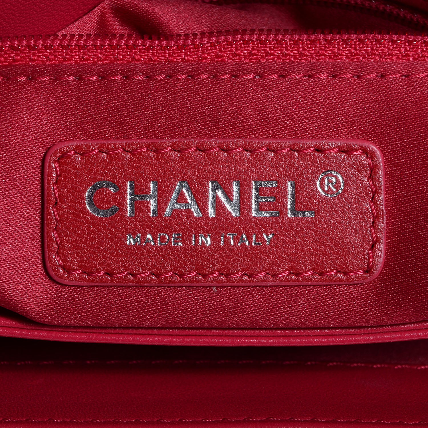 Chanel Lambskin Quilted Medium 3 Flap Dark Pink 6 of 8