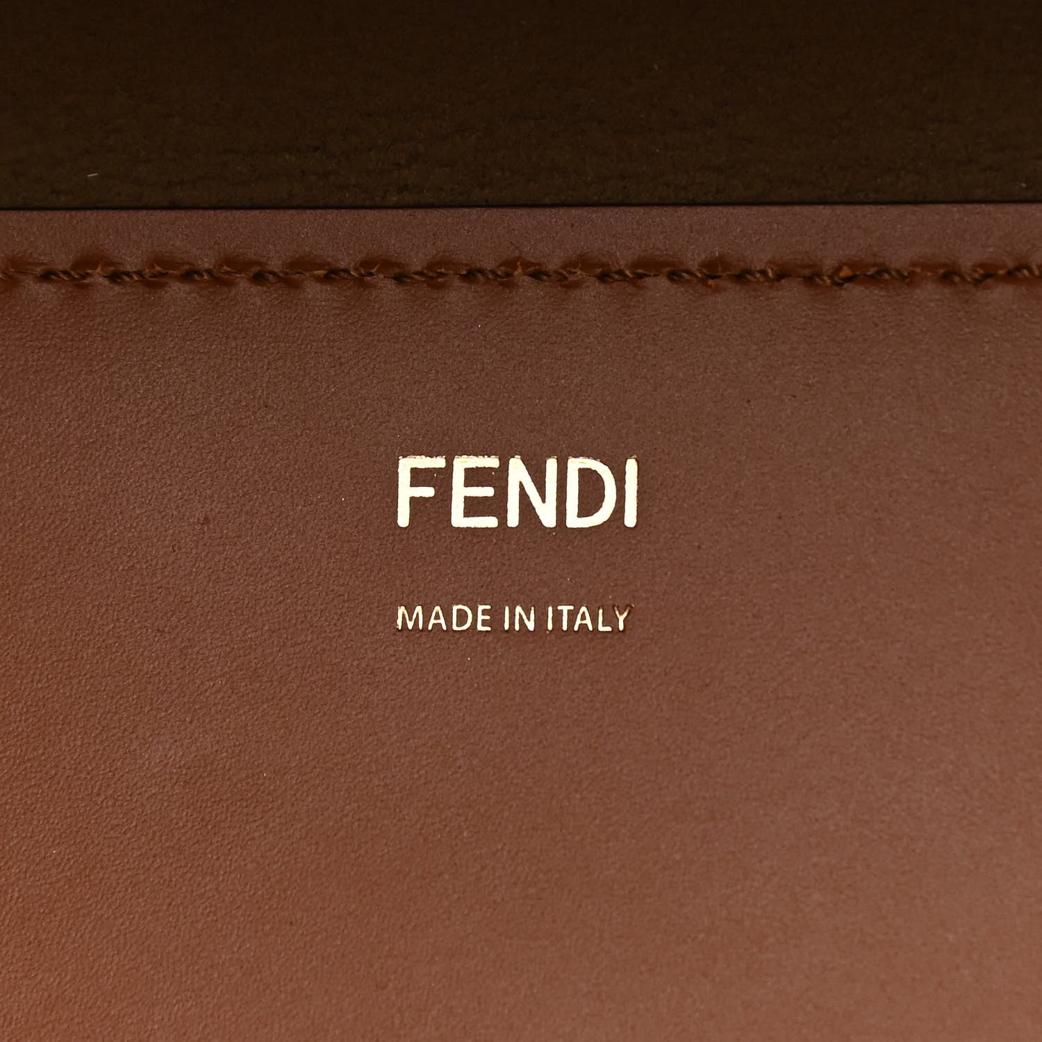 Fendi Vitello King Plexiglass Medium Fendi Sunshine Shopper Tote Cuoio 6 of 11