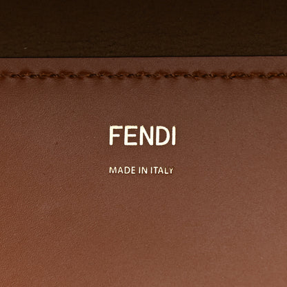 Fendi Vitello King Plexiglass Medium Fendi Sunshine Shopper Tote Cuoio 6 of 11