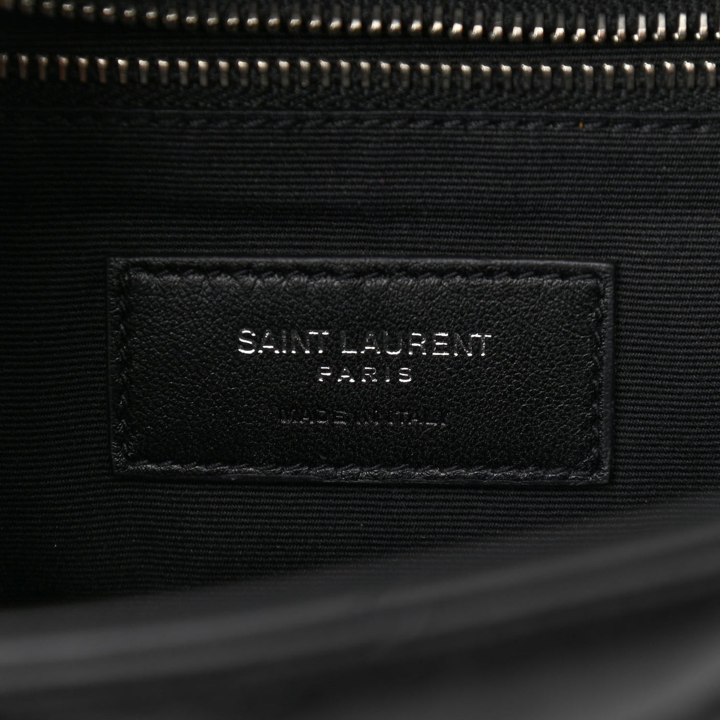 Calfskin Y Quilted Monogram Small Loulou Backpack Black