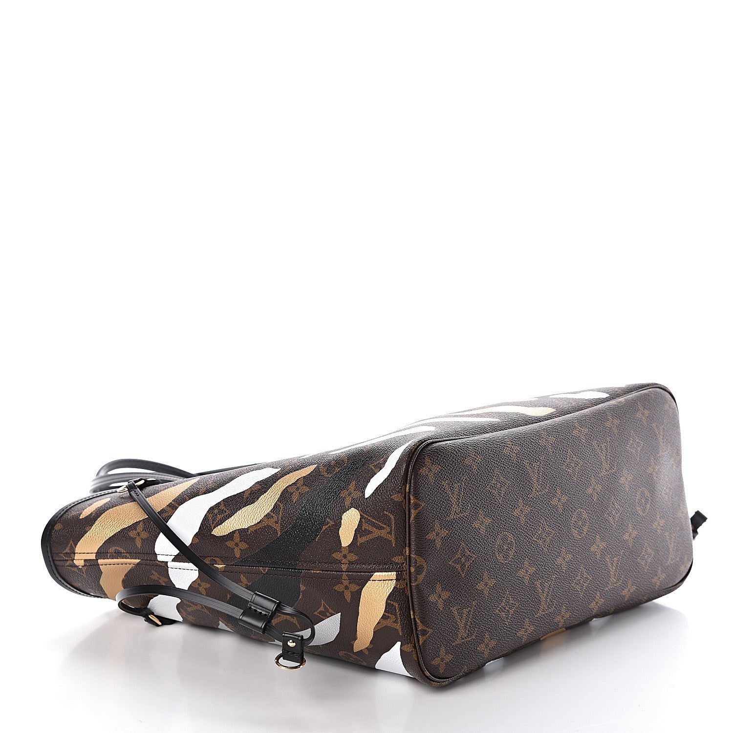 Louis Vuitton X LOL Monogram Neverfull MM Gold Silver 4 of 10