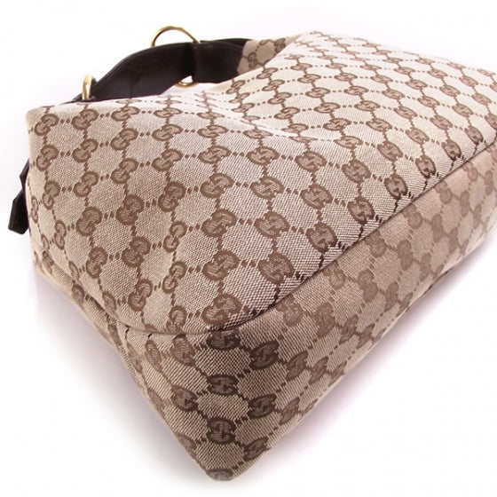 Gucci Monogram Medium Horsebit Chain Hobo 5 of 11