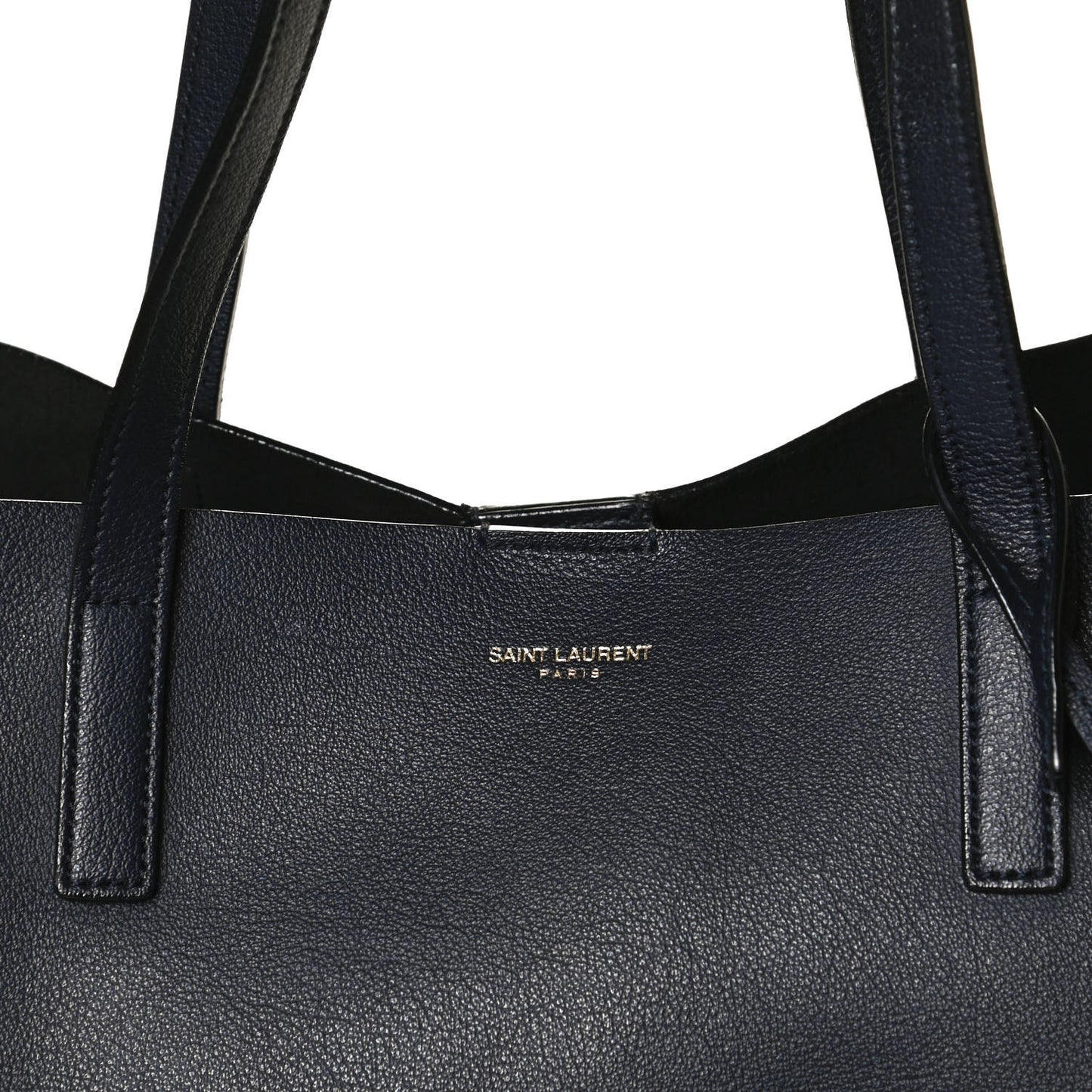 Calfskin Large Shopping Tote Navy