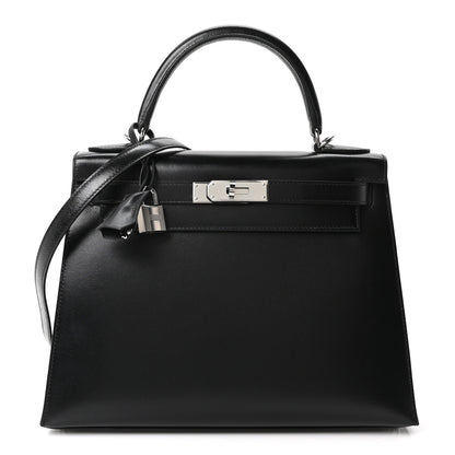 Hermes Box Kelly Sellier 28 Black 1 of 11