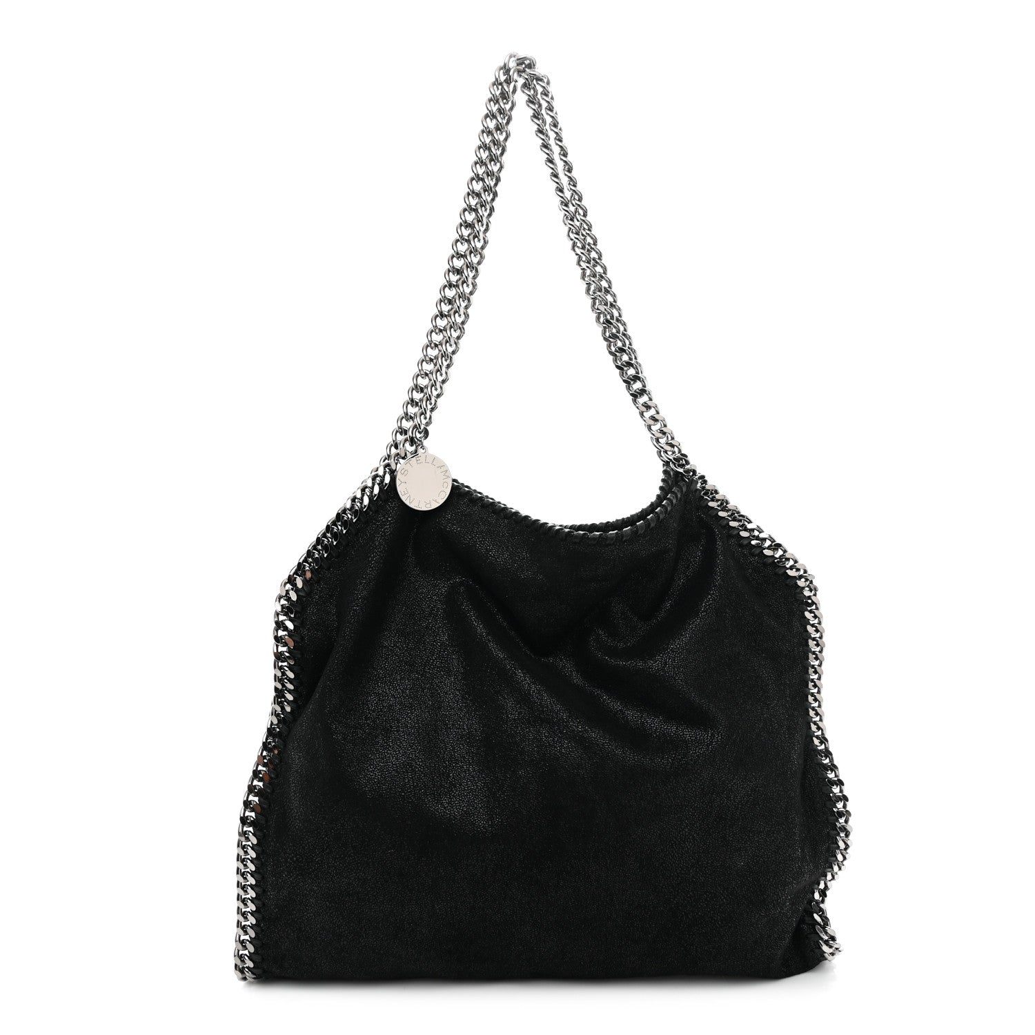 Stella McCartney Shaggy Deer Falabella Fold Over Tote Black 1 of 11