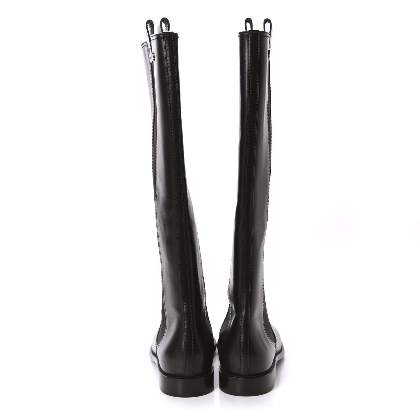 Calfskin Tall Boots 36.5 Black