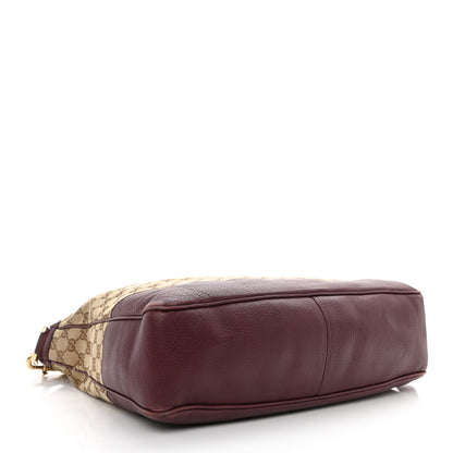 Gucci Monogram Medium Diana Bamboo Shoulder Bag Dark Purple 4 of 18