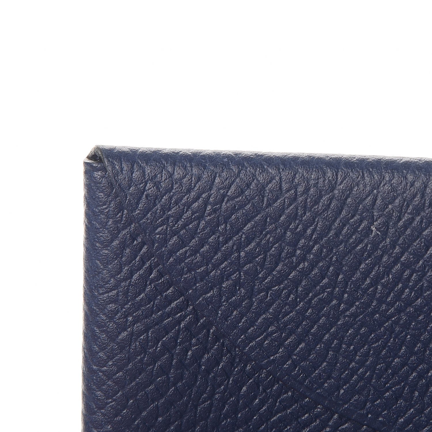 Hermes Epsom Calvi Card Case Bleu Saphir 11 of 12