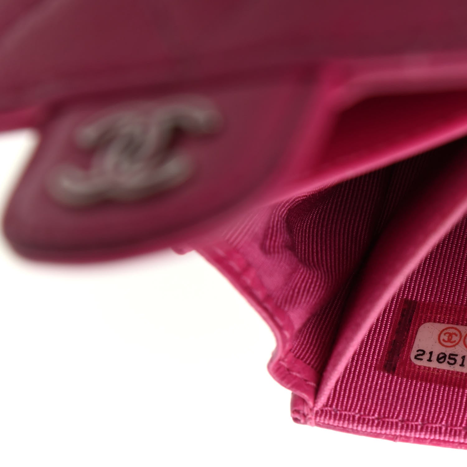 Chanel Caviar Quilted Compact Flap Wallet Pink 8 of 11