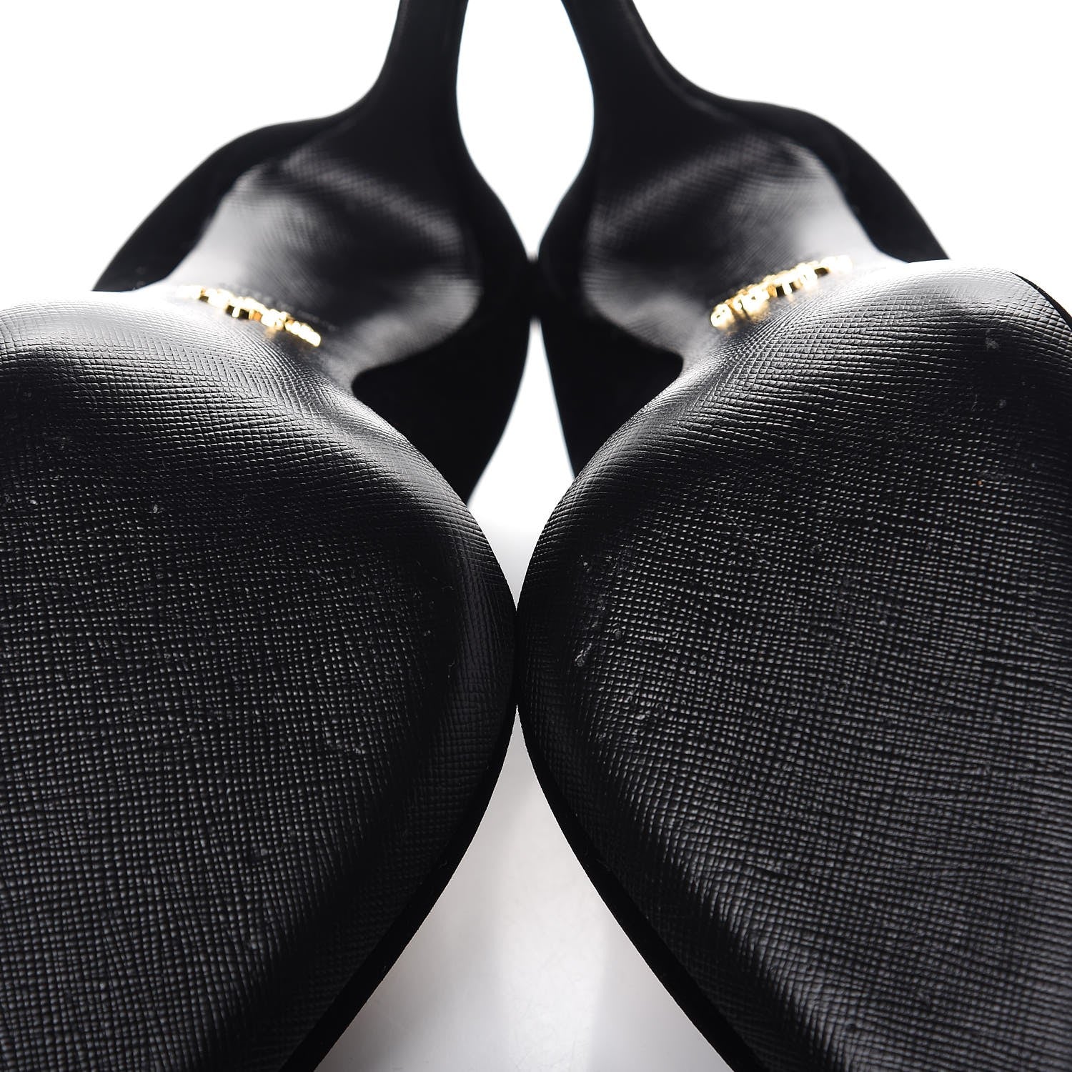 Prada Velvet Pointed Toe Pumps 40 Black 9 of 11