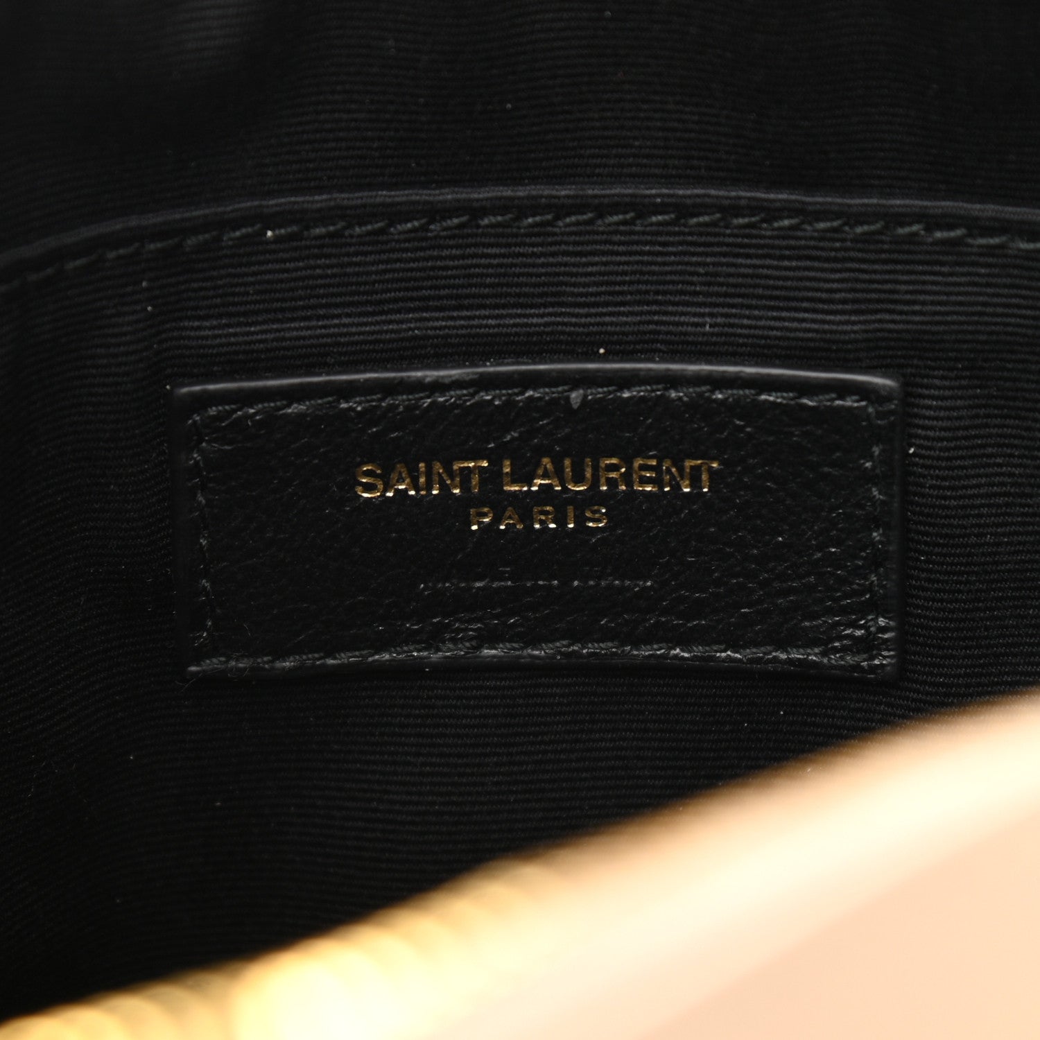 Saint Laurent Calfskin Matelasse Monogram Lou Camera Bag Dark Beige 5 of 10