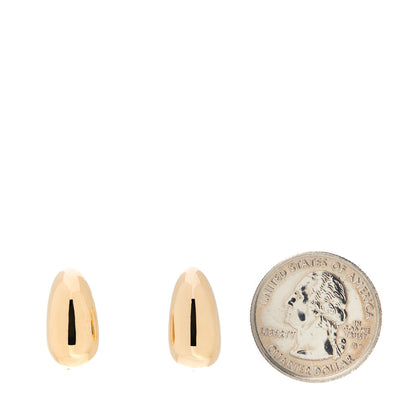 David Yurman 18K Yellow Gold 15mm Pure Form Earrings 3 of 4