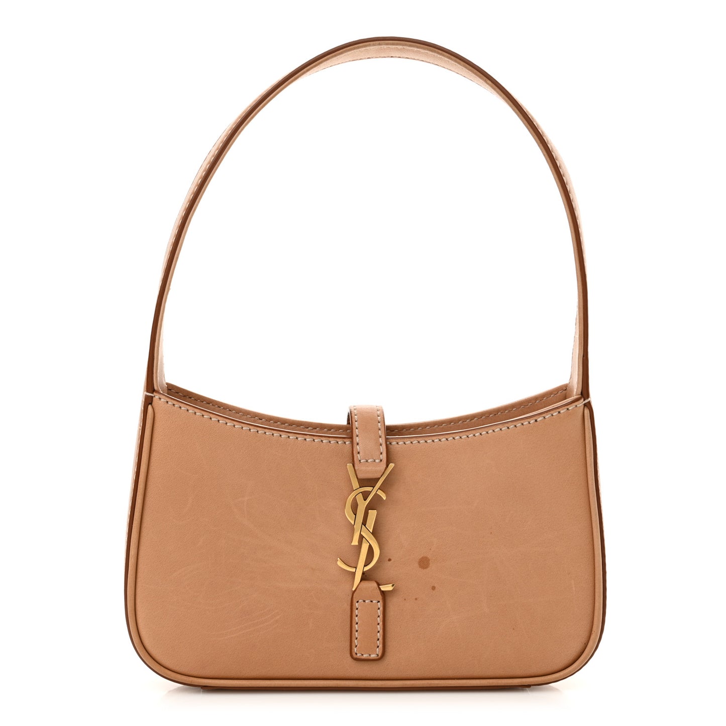 Smooth Calfskin Le 5 A 7 Mini Hobo Vintage Brown