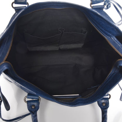 Balenciaga Agneau Classic Hardware City Bleu Mineral 6 of 8