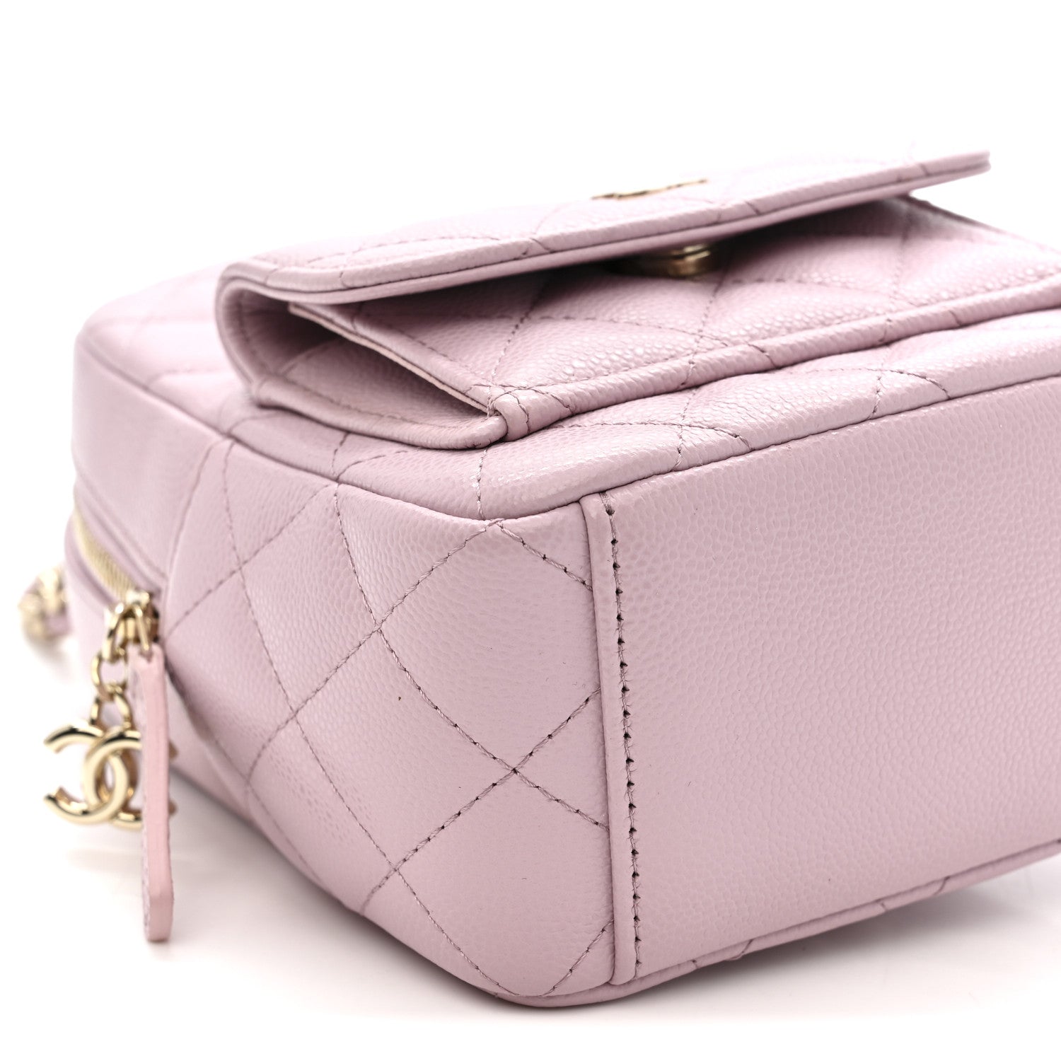 Chanel Caviar Quilted CC Mini Classic Backpack Light Pink 9 of 11
