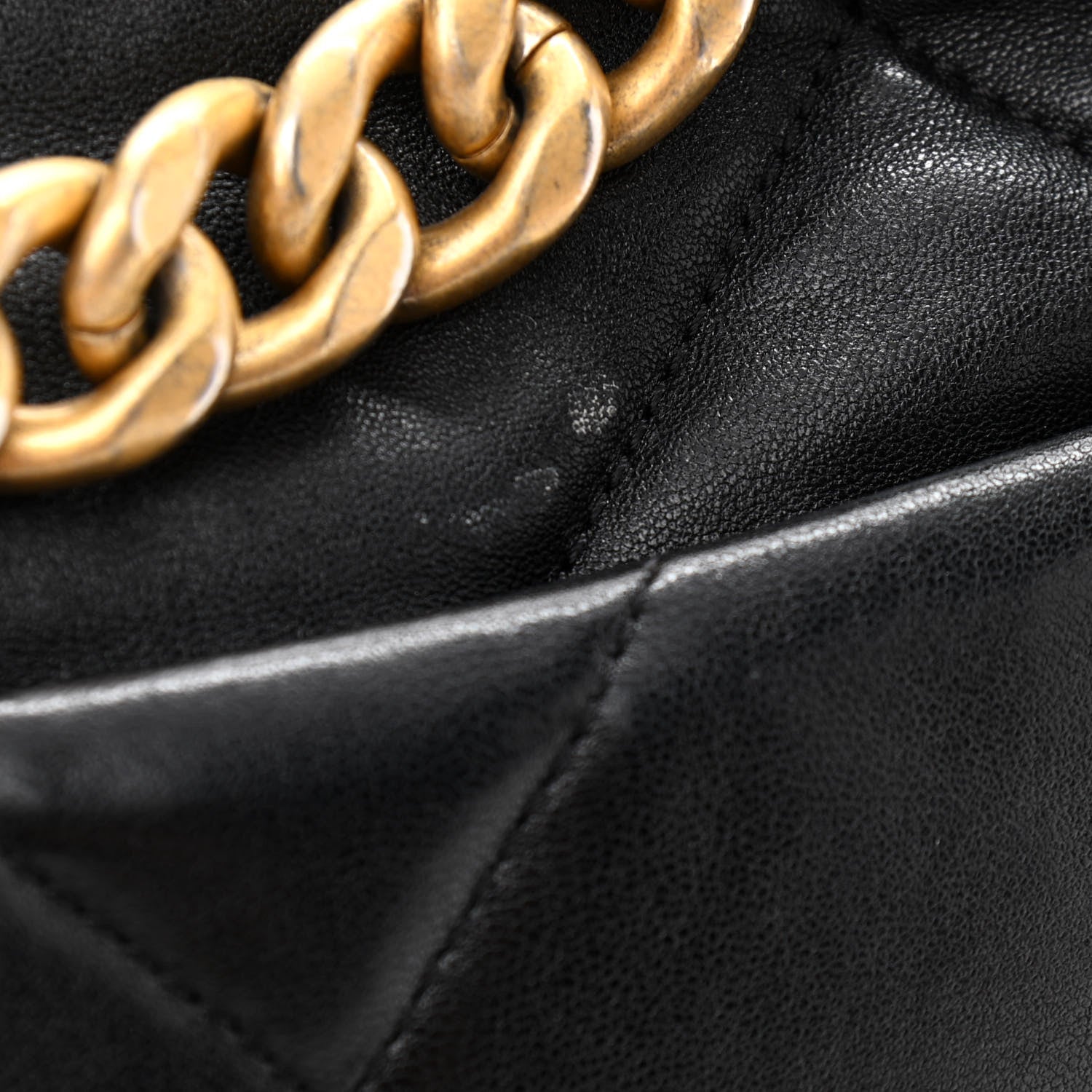 Chanel Lambskin Quilted Medium Chanel 19 Flap Black 13 of 16