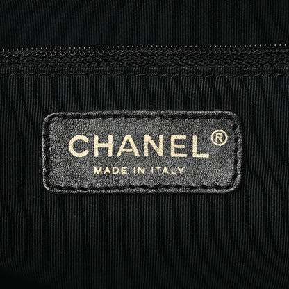Chanel Calfskin Cerf Executive Shopper Tote Black 5 of 9