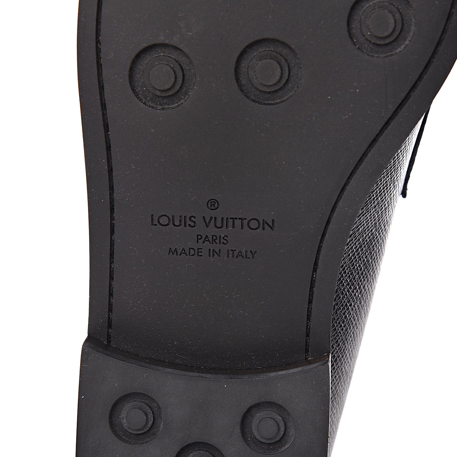 Louis Vuitton Calfskin Mens Montaigne Loafers 9.5 Black 7 of 8