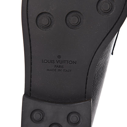 Louis Vuitton Calfskin Mens Montaigne Loafers 9.5 Black 7 of 8