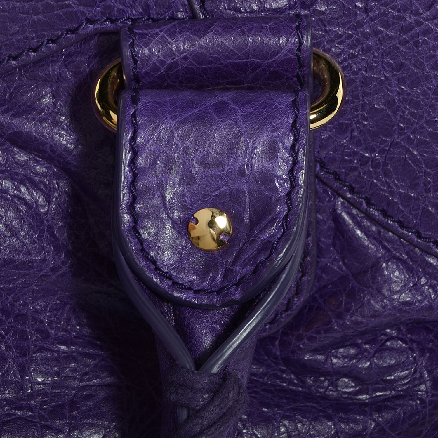 Balenciaga Agneau Giant 21 Gold Hardware City Dark Violet 13 of 13