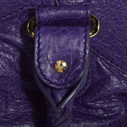Balenciaga Agneau Giant 21 Gold Hardware City Dark Violet 13 of 13