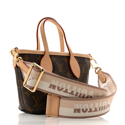 Louis Vuitton Monogram Neverfull BB Beige 2 of 10
