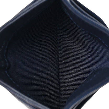 Chanel Lambskin Camellia Embossed Card Holder Navy 5 of 7
