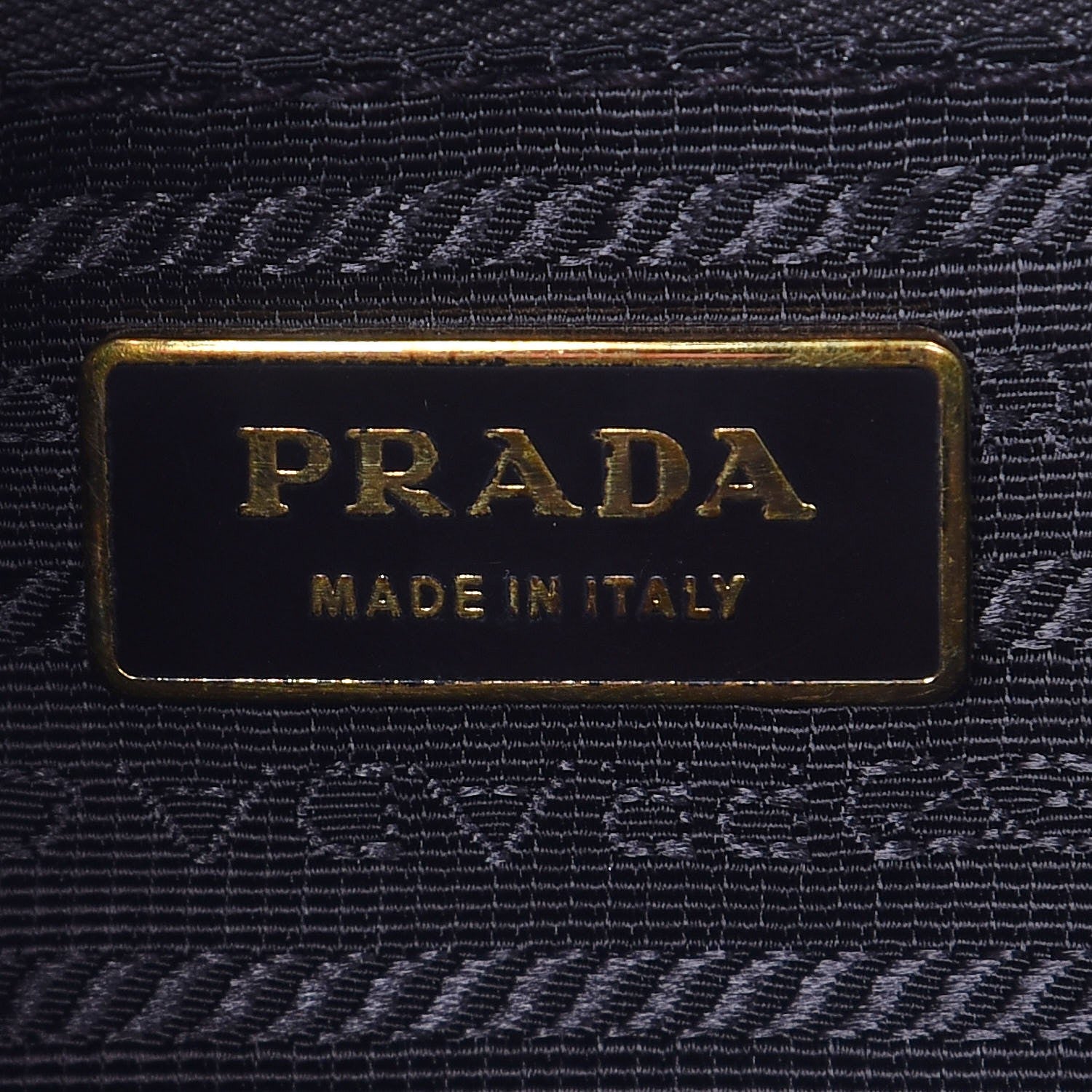 Prada Metallic Vitello Daino Shoulder Flap Bag Piombo 6 of 7