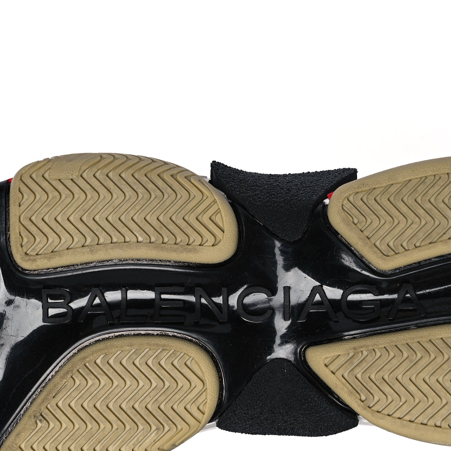 Balenciaga X GUCCI GG Supreme Monogram Allover Logo Mens Triple S Sneakers 43 Beige Ebony Mystic White 6 of 8