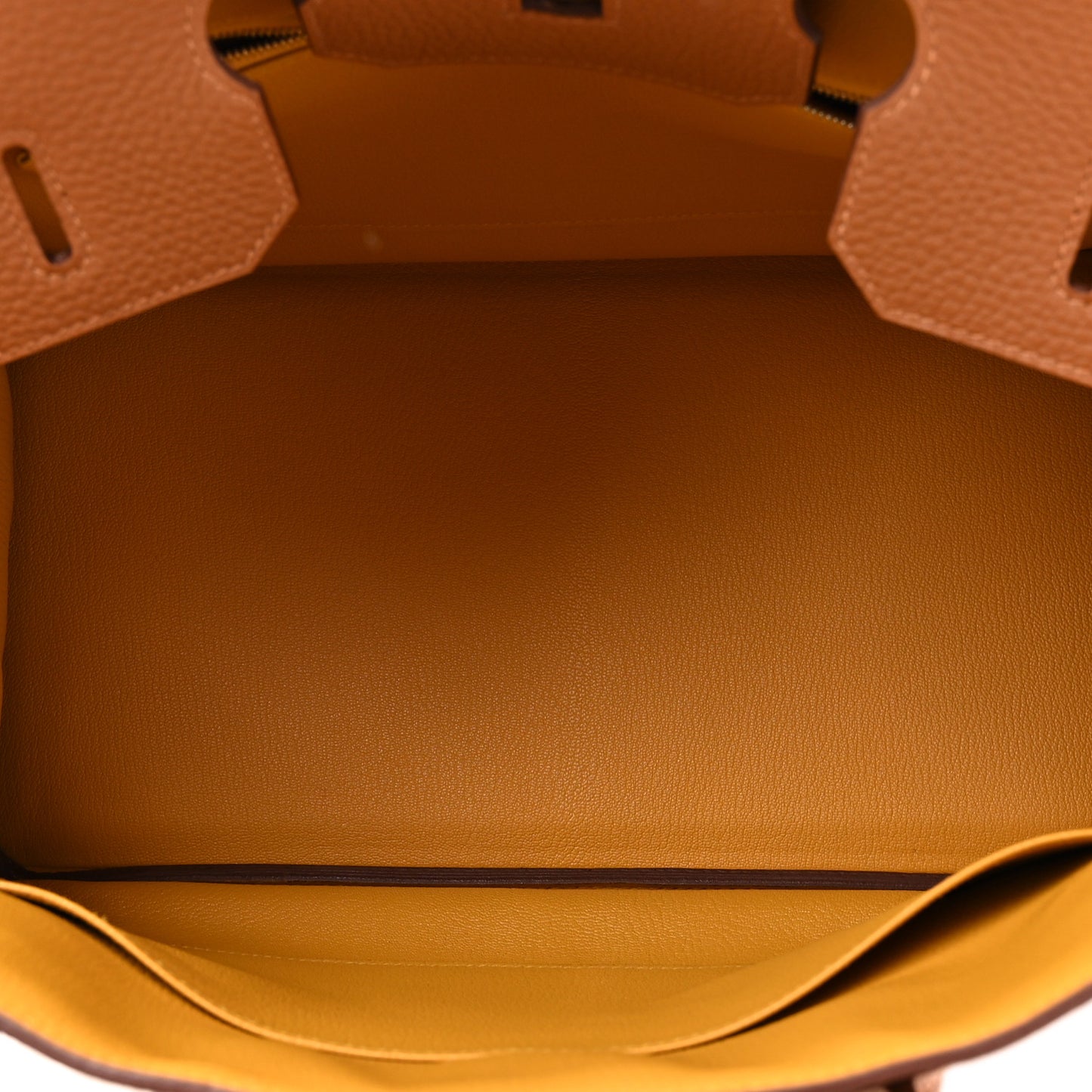Togo Swift Officier Birkin 35 Gold Ambre