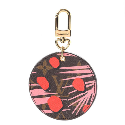 Louis Vuitton Monogram Jungle Dots Bag Charm Key Ring Sugar Pink Poppy 1 of 6