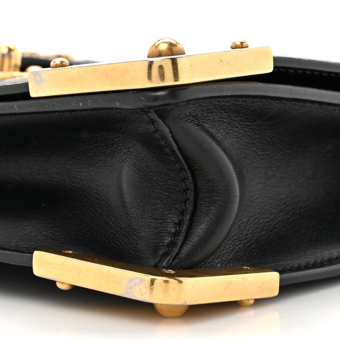 City Calfskin Saffiano Cahier Pochette Black