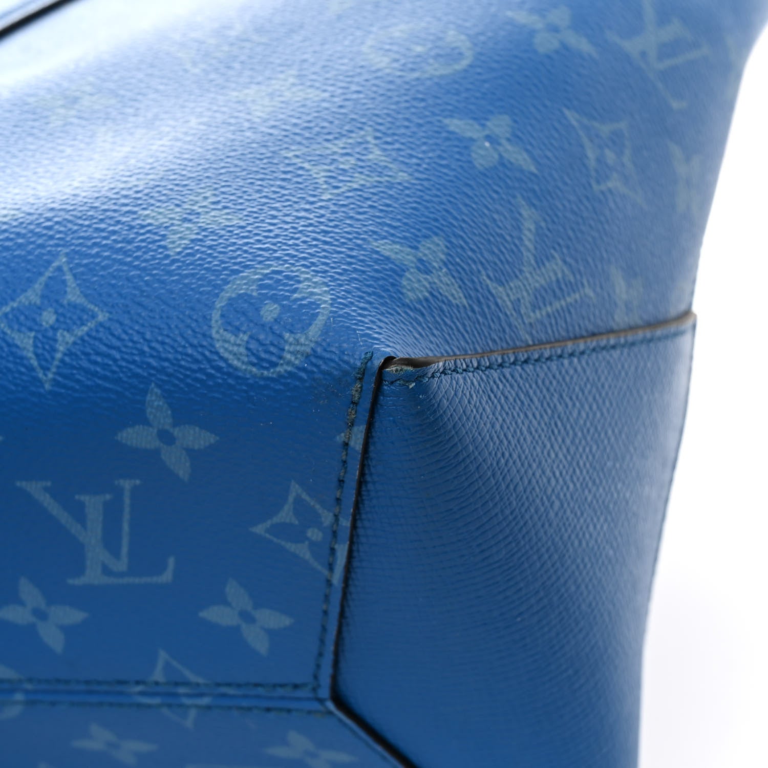 Louis Vuitton Monogram Eclipse Taigaramma Weekend Tote NM Agave Blue 10 of 10