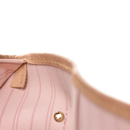 Louis Vuitton Damier Azur Neo Neverfull MM Rose Ballerine 9 of 10