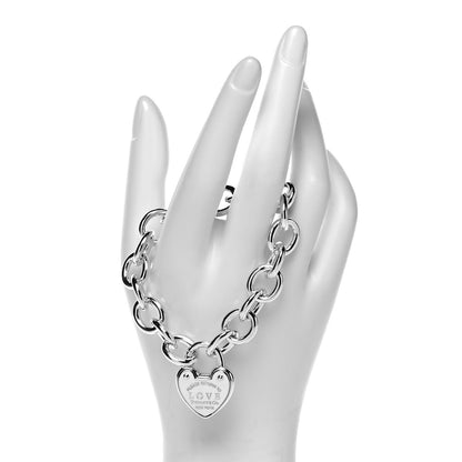 Tiffany Sterling Silver Return to Tiffany Love Lock Bracelet 2 of 5