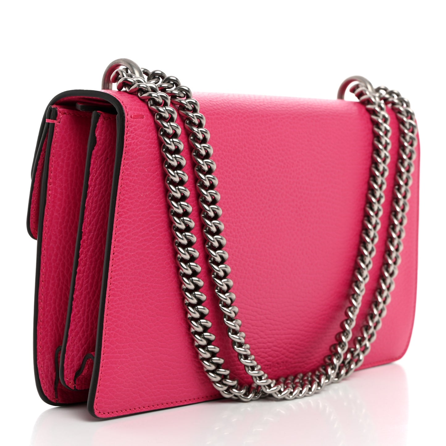 Dollar Calfskin Small Dionysus Shoulder Bag Box Pink