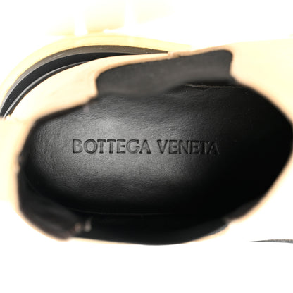 Bottega Veneta Calfskin Mens The Tire Cropped Chelsea Boots 42 Wax Black Transparent 7 of 11