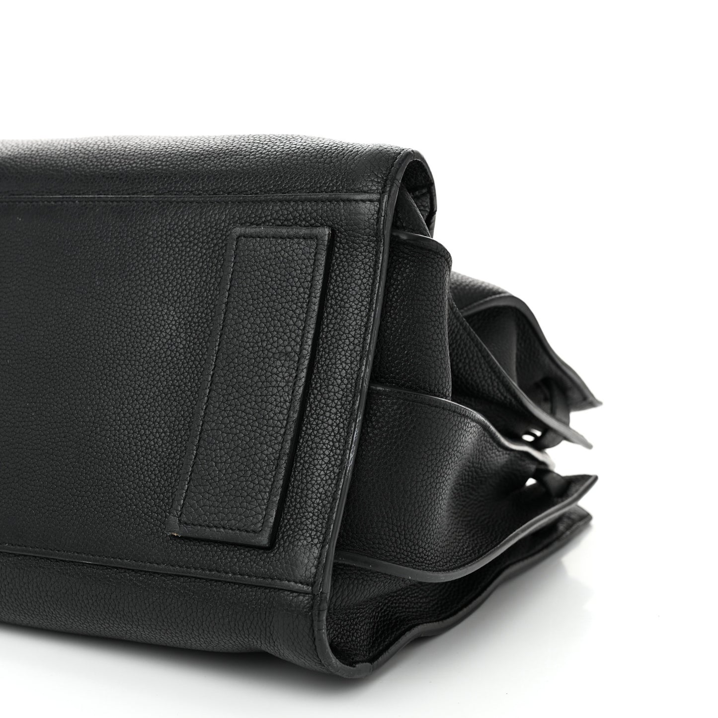 Grained Calfskin Medium Souple Sac De Jour Black
