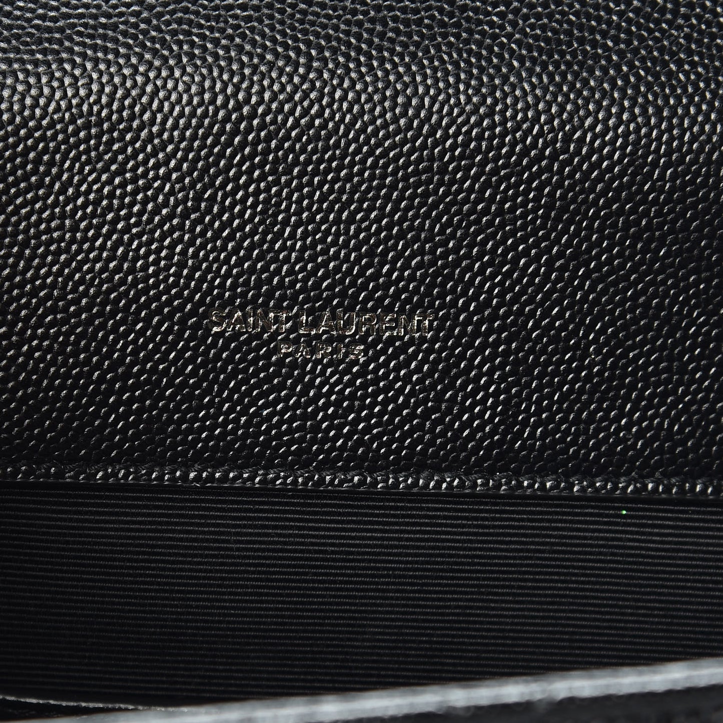 Grain De Poudre Tri-Quilt Monogram Small College Bag Black