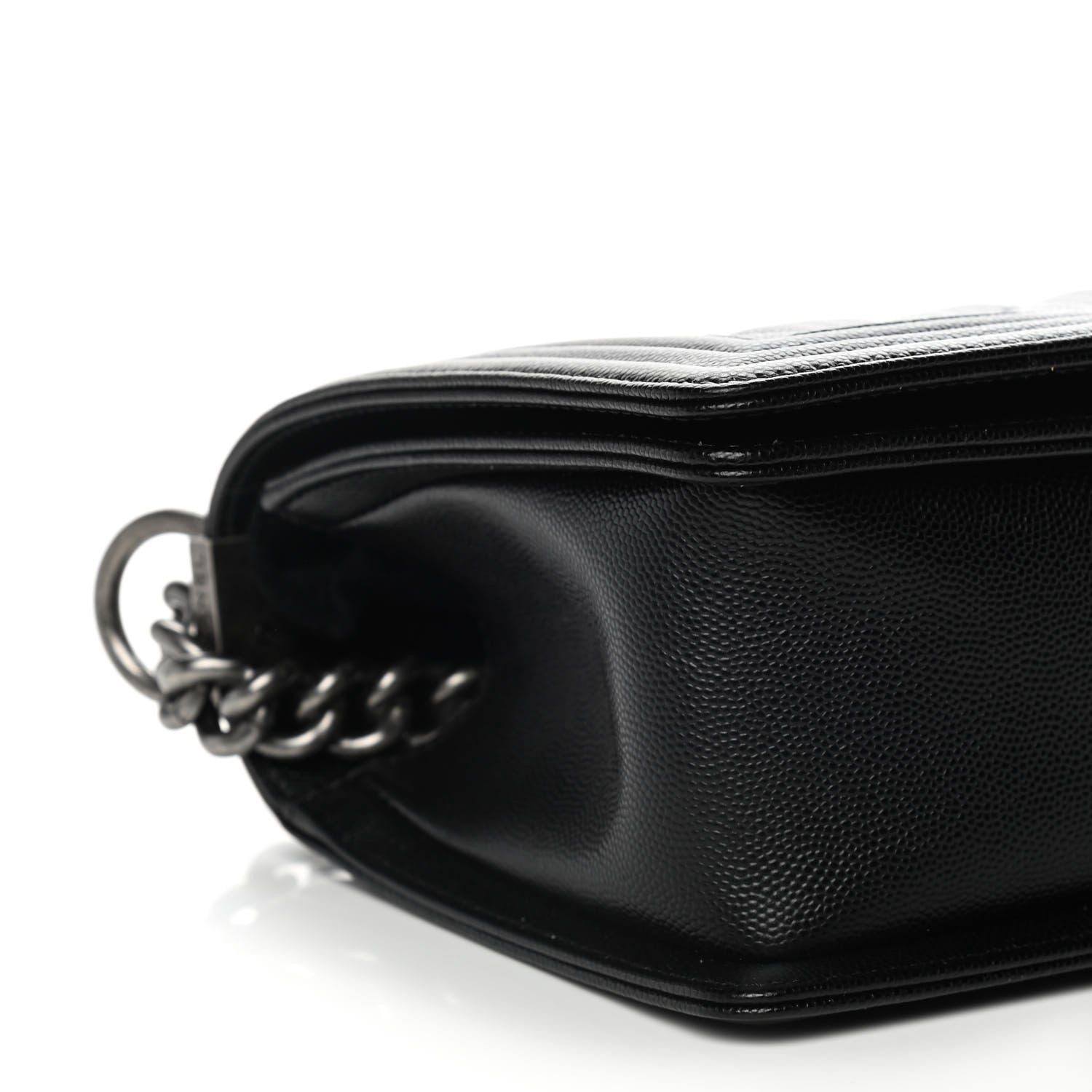 Chanel Caviar Quilted Medium Boy Flap Black 9 of 10