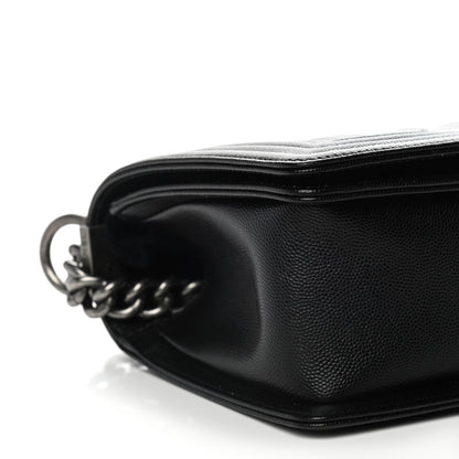 Chanel Caviar Quilted Medium Boy Flap Black 9 of 10