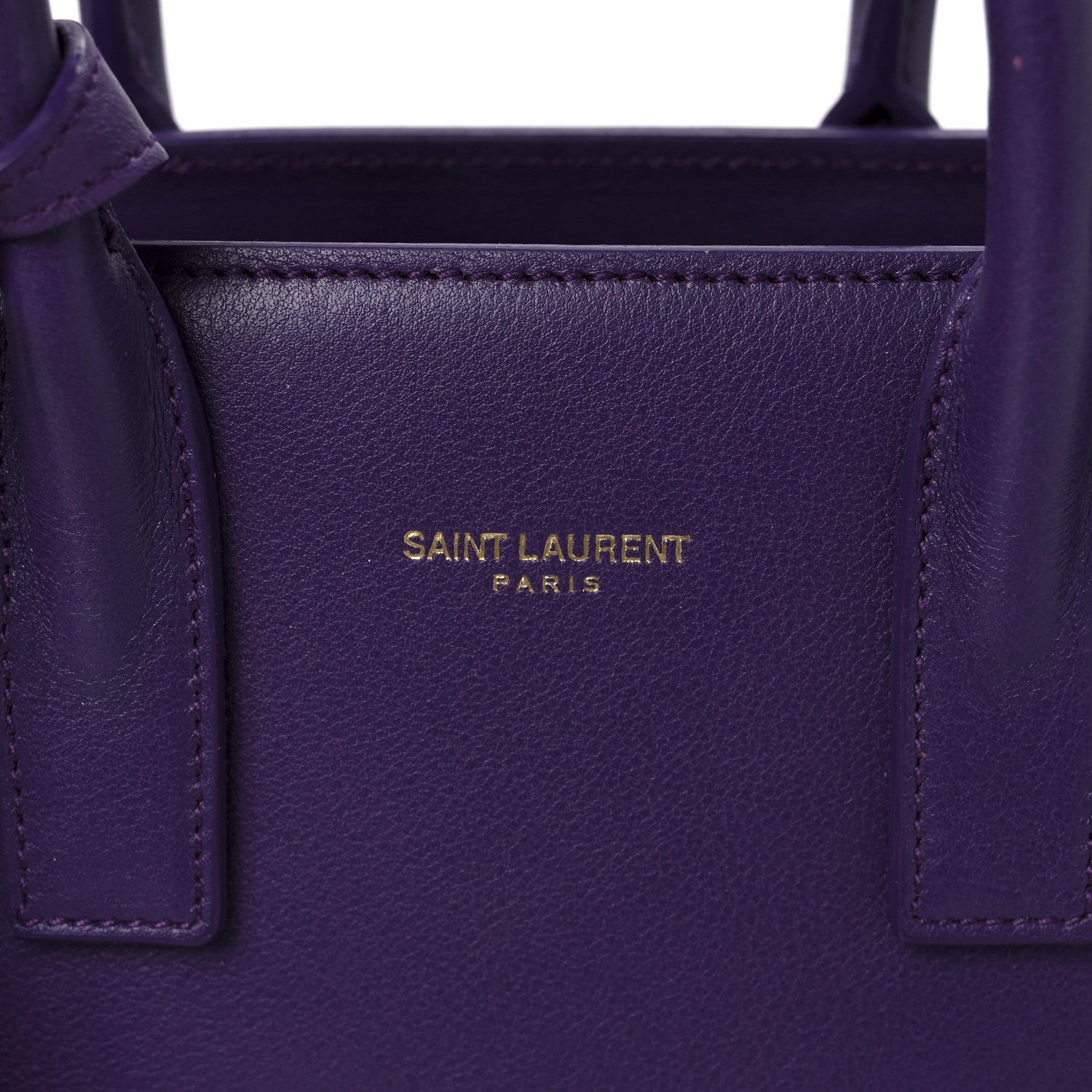 Saint Laurent Calfskin Nano Sac De Jour Purple 8 of 12